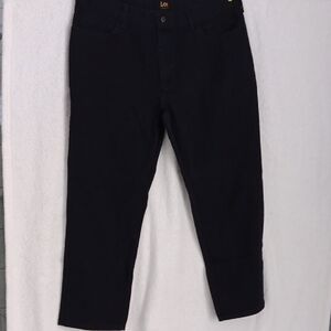 Lee Men's Dark Black Relax Fir Jeans  40x30